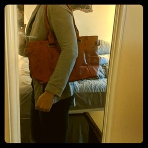 Oversized Red Handbag